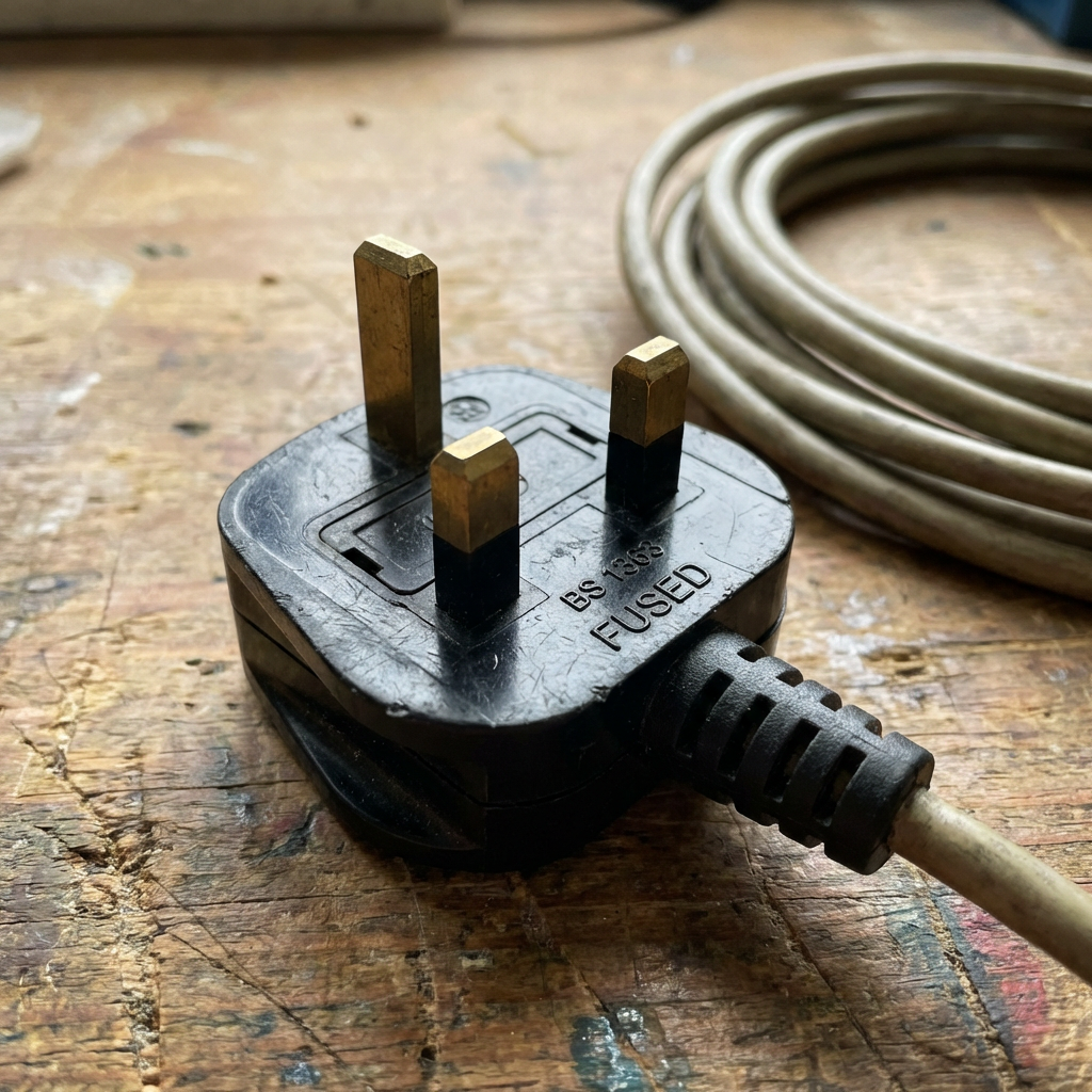 Britischer Stecker Typ G – drei rechteckige Stifte